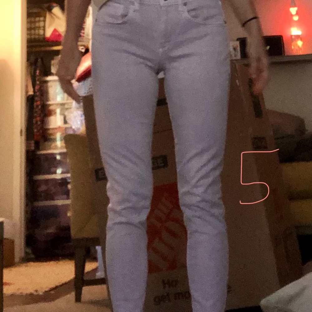 Gap Fall Purple Jeans with Raw Hem